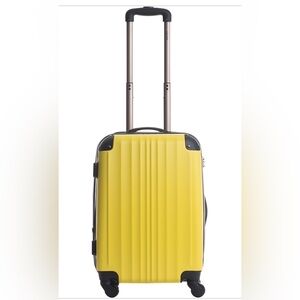 NEW CALPAK 20” Lukas II Yellow Hardside Shell Carry-on Luggage